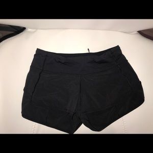 BLACK LULULEMON SHORTs